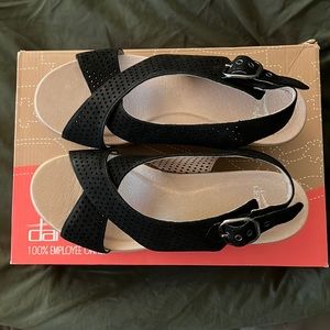 NBW Dansko Jacinda Nubuck, Black, Size:39(8)